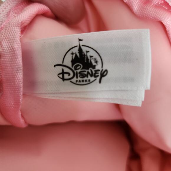 Disney Parks Minnie Mouse Macaron Plush Crossbody Bag Pink Sequin - Picture 10 of 11